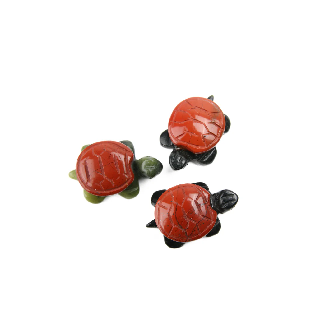 Jaspis Rood met Jaspis Groen Schildpad - Image 3