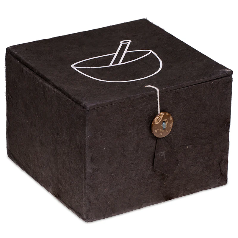 Klankschaal Ohm geschenkset zwart - Image 4