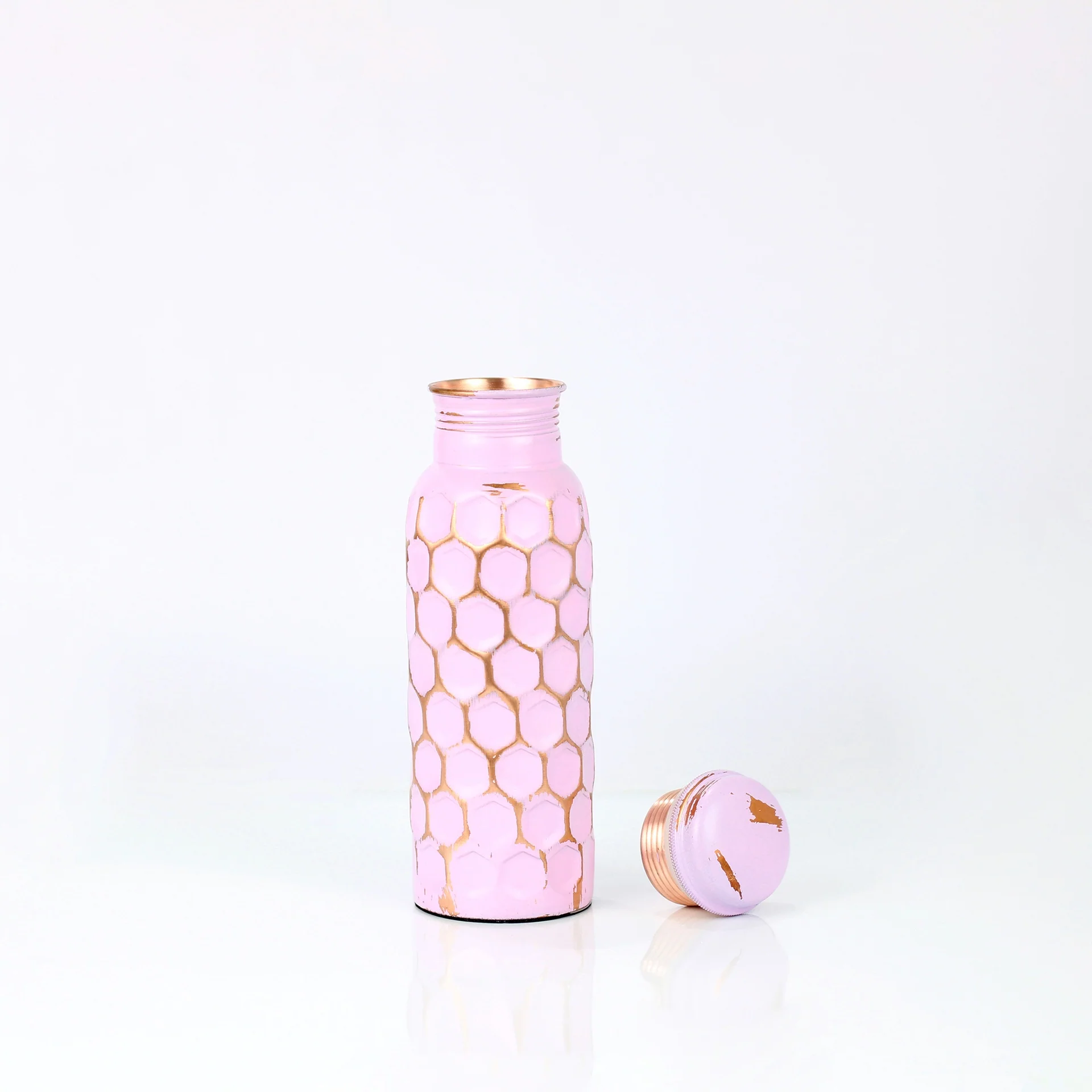 Koperen Drinkfles Pink Diamond 700ml - Image 3