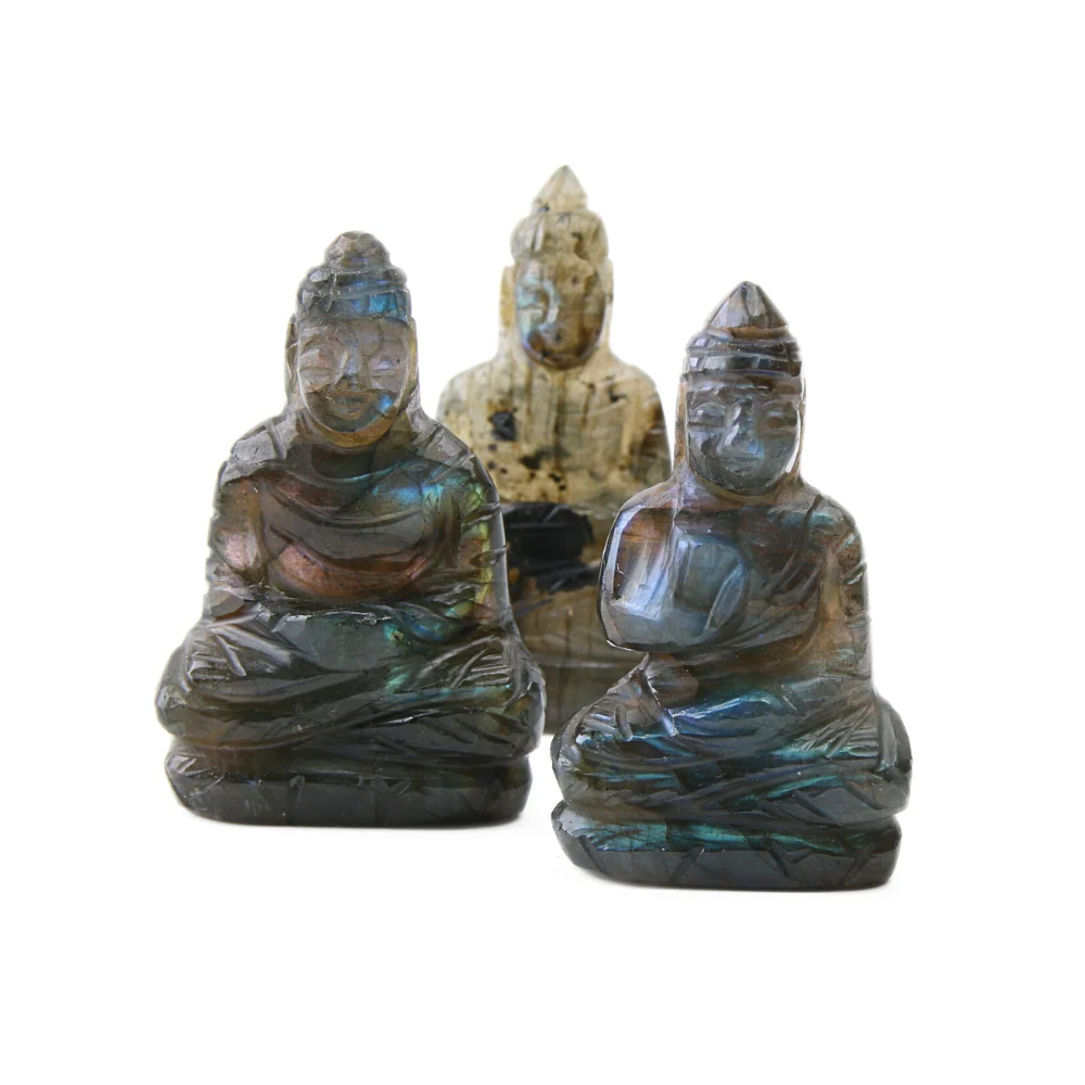 Labradoriet Boeddha - Image 3