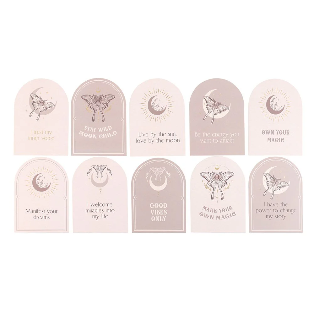 Luna Moth Affirmation Cards with Stand - Image 3