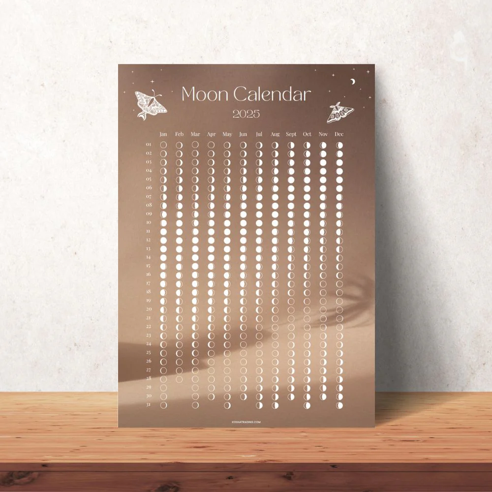 Maankalender 2025  A4 formaat - Image 3