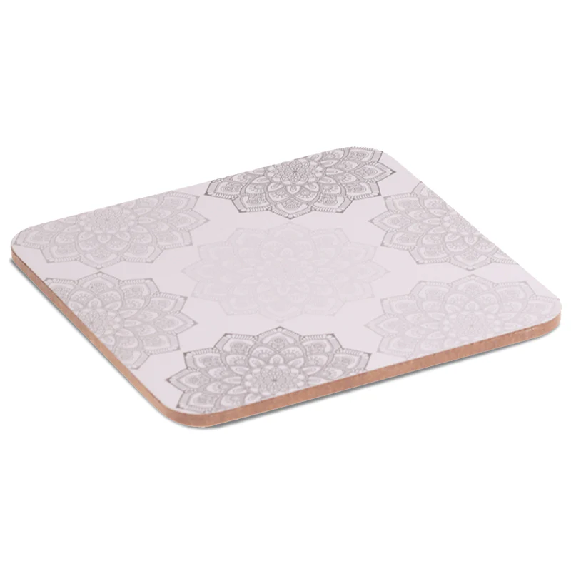 Mandala onderzetters grijs set van 6 * - Image 2