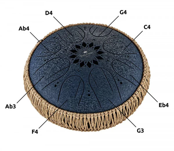 Meinl Tongue Drum Blauw - Medium - Image 4