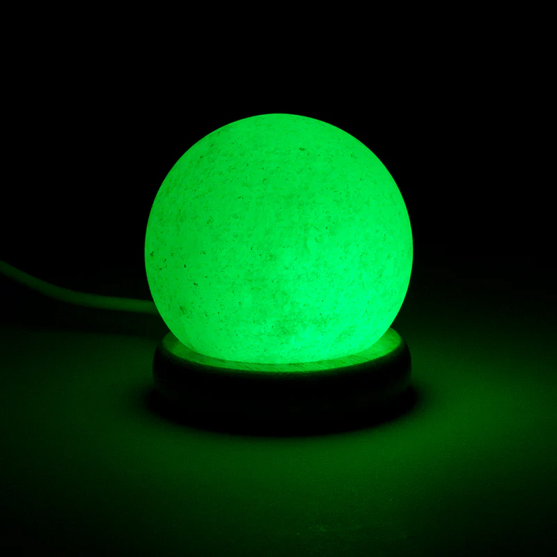 Mini Mood zoutlampje bol wit USB + LED - Image 4