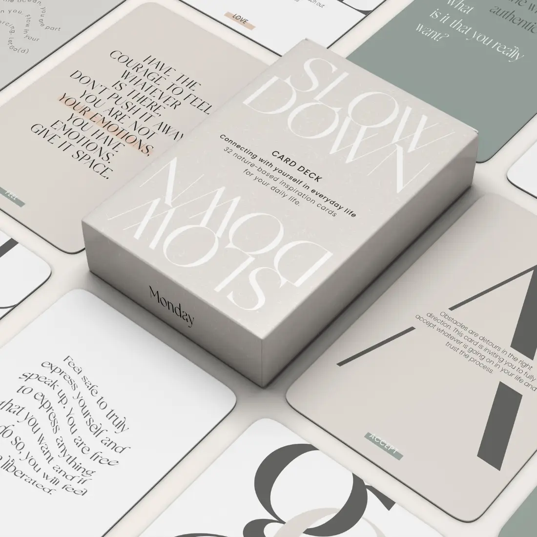 MONDAY - Slow Down card deck (tweedehands) - Image 2