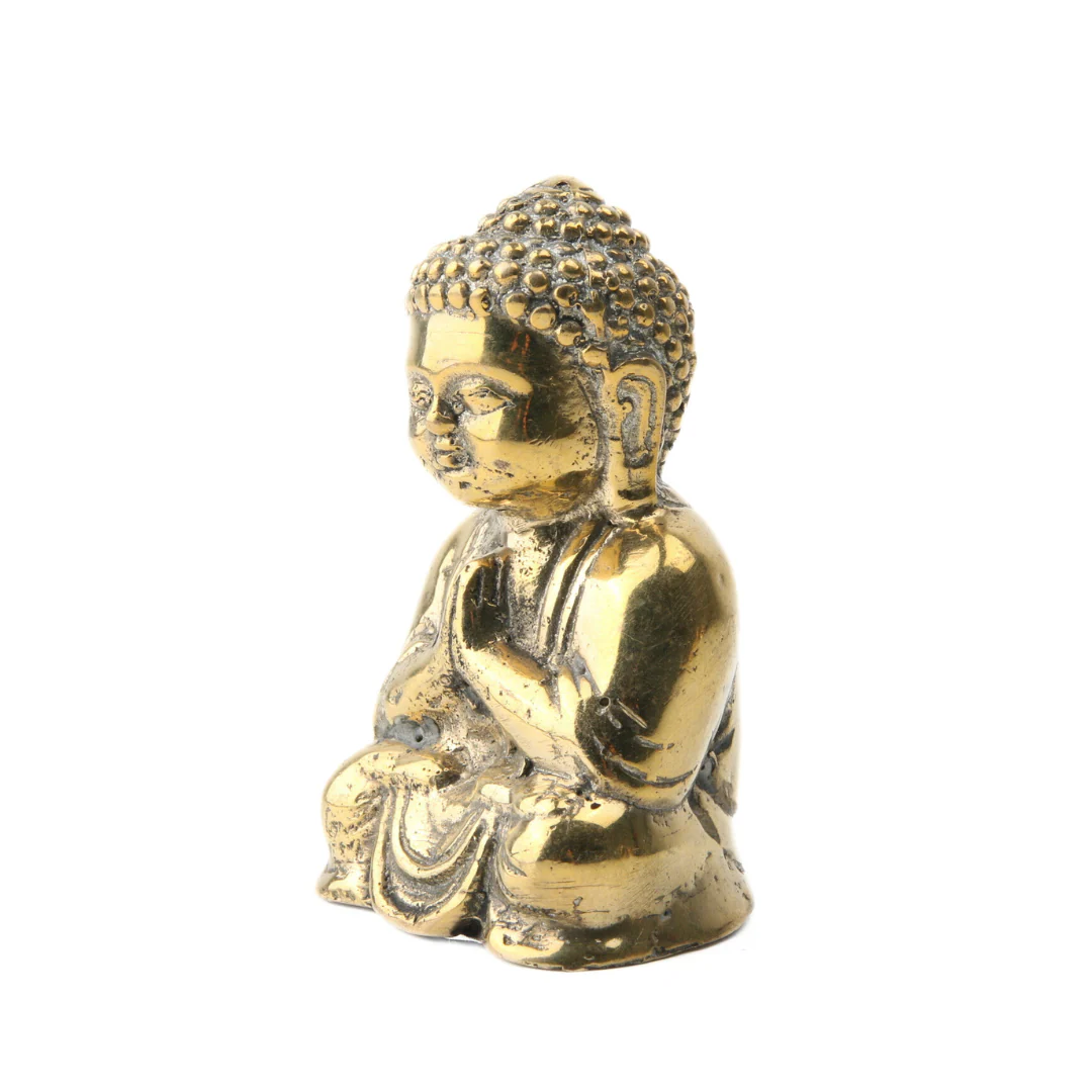 Boeddha Namaskara Mudra Gold Plated - Image 2