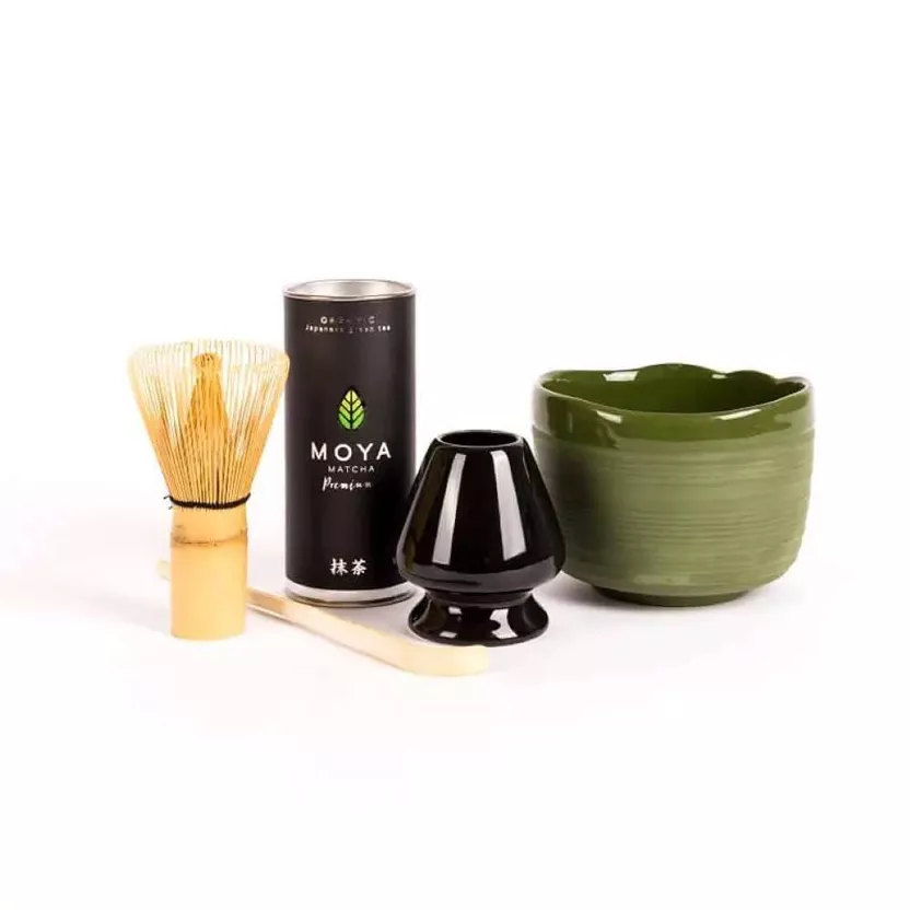 Moya Matcha Premium Ceremonial Set Midorinami - Image 2