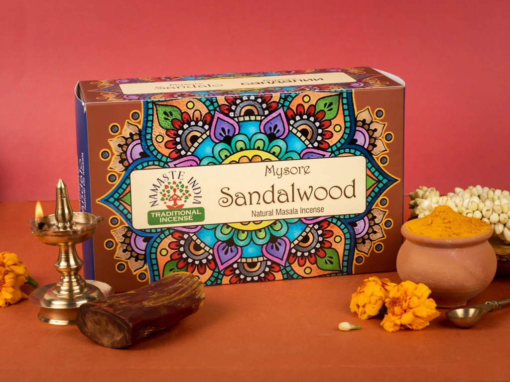 Namaste Sandalwood Traditional Masala Wierook - Image 3