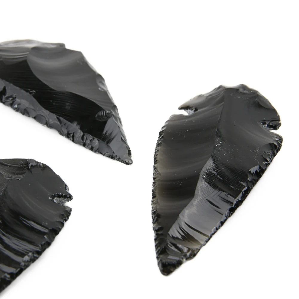 Obsidiaan Pijlpunt met koord - Image 4