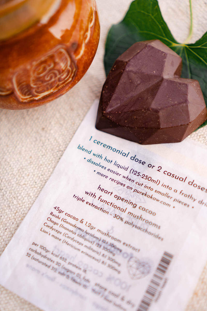 Pure Kakaw -  Kakaw Hart 100% cacao uit Nicaragua 45 gram - Image 6