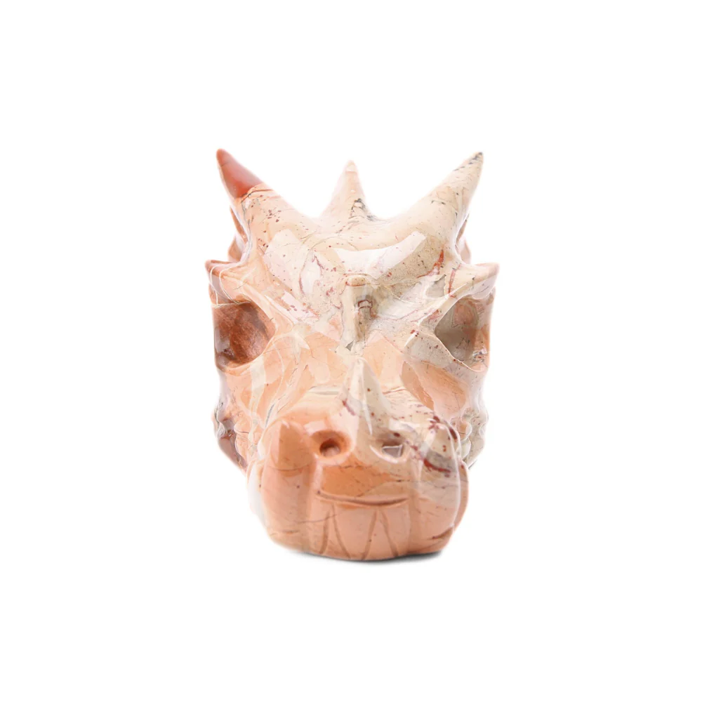 Rode Jaspis Drakenskull - 2 - Image 3