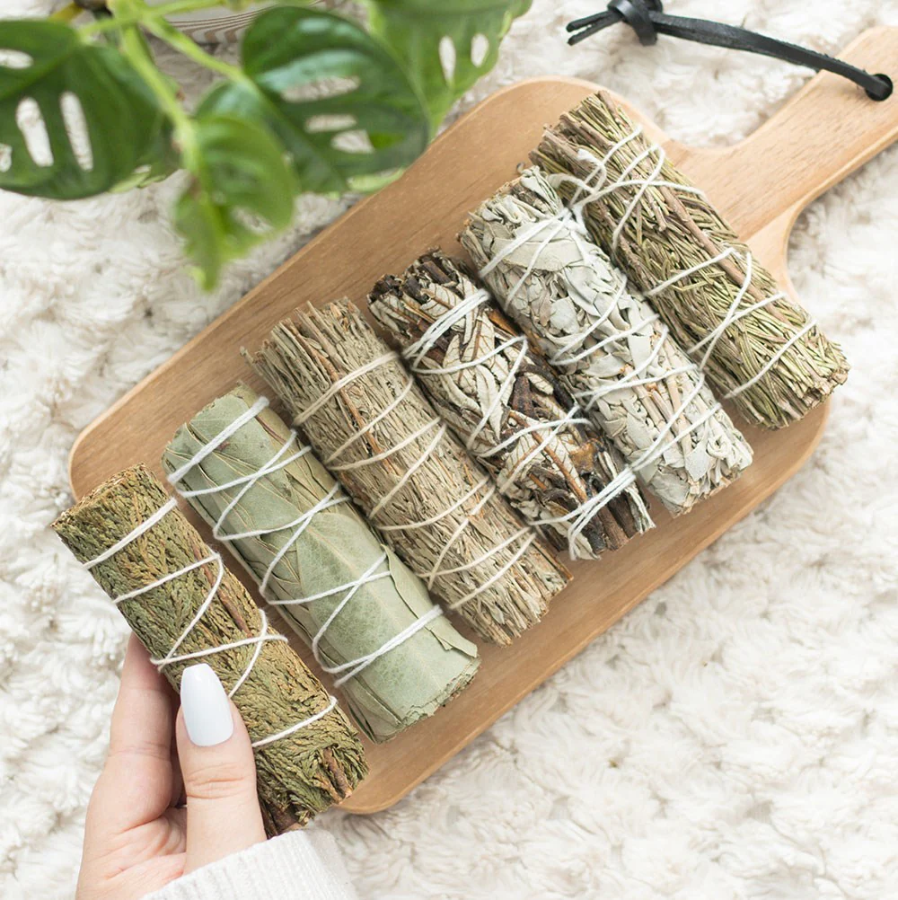 Salie smudge stick set van 6 - Image 3