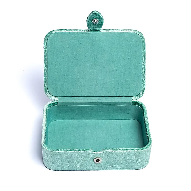 Sieraden / tarotdoos fluweel mint met maanfasen - Image 2