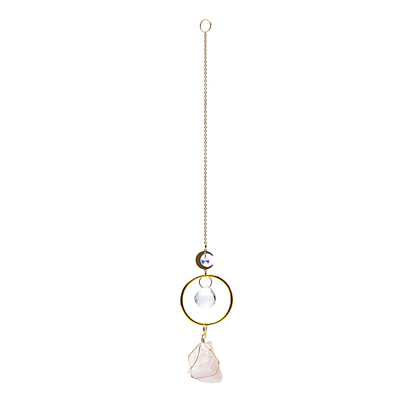 Suncatcher met maan en rozenkwarts - Image 3