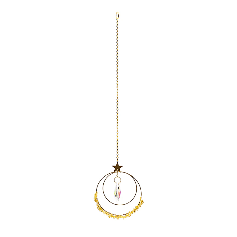 Suncatcher met ster, kristal en citrien - Image 3
