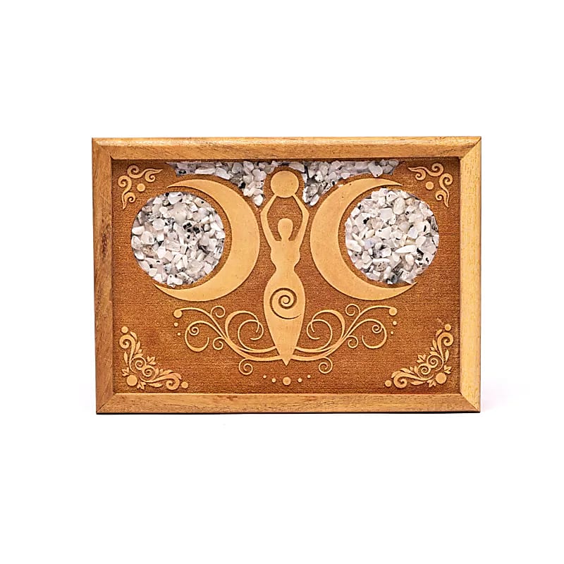 Tarot- of sieradendoos maangodin regenboogmaansteen - Image 3