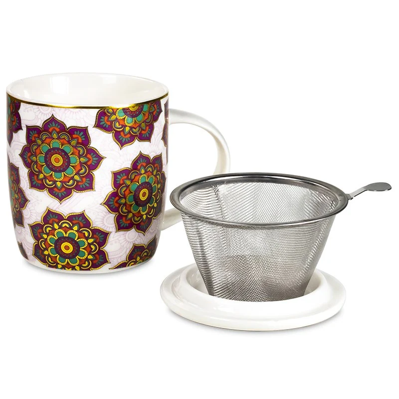 Thee mok set Mandala rood * - Image 2