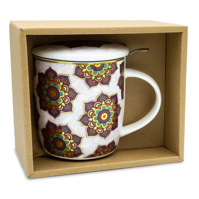 Thee mok set Mandala rood * - Image 3