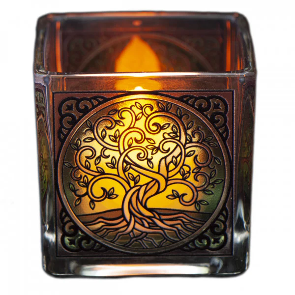 Theelichtglas levensboom - Image 2