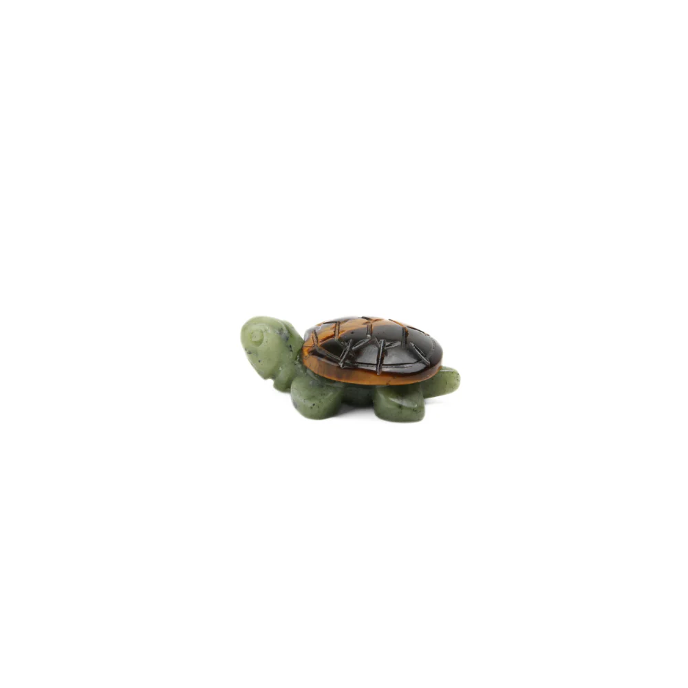 Tijgeroog met Jaspis Groen Schildpad - Image 2