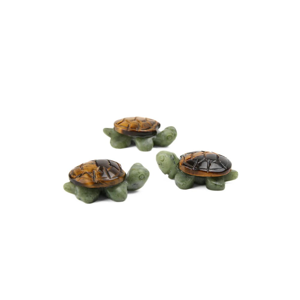 Tijgeroog met Jaspis Groen Schildpad - Image 4