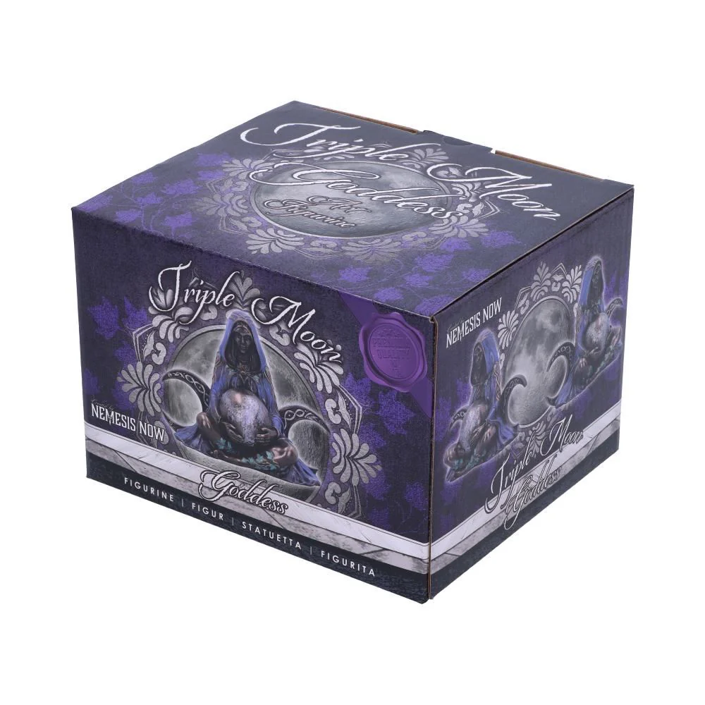 Triple Moon Goddess Art Figurine 8.5cm - Image 3