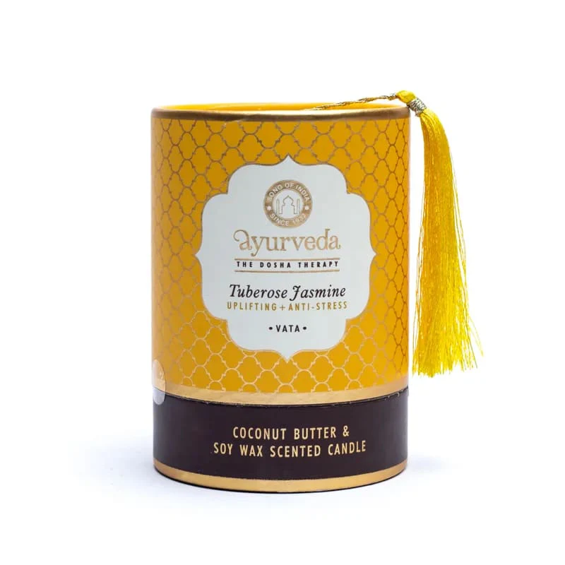 Vata tuberoos jasmijn Ayurveda geurkaars - Image 2