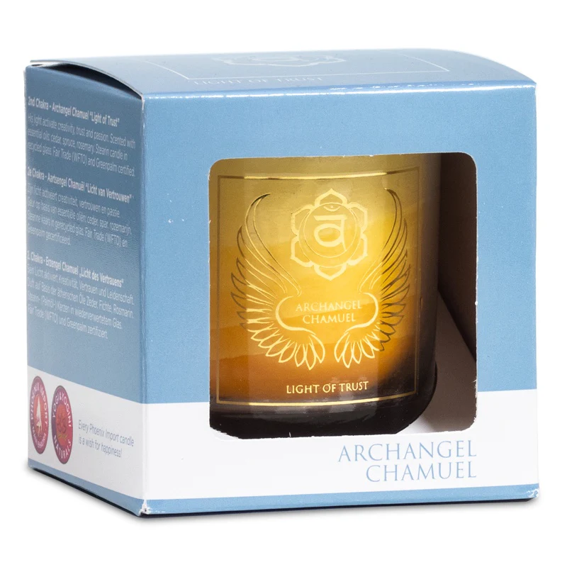 Votief geurkaars aartsengel Chamuël chakra 2 - Image 2
