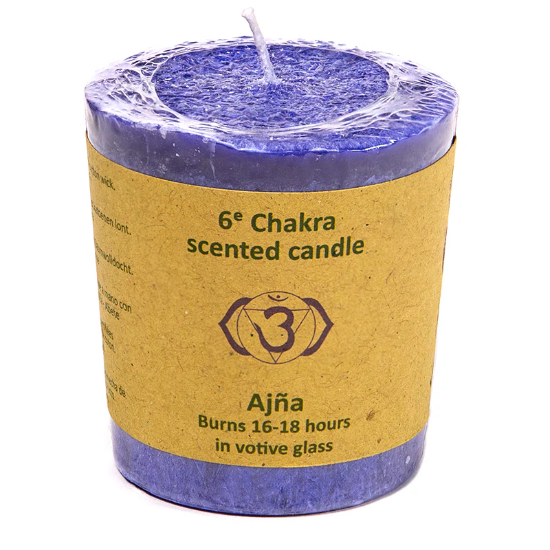 Votief geurkaarsje 6e chakra - Image 2