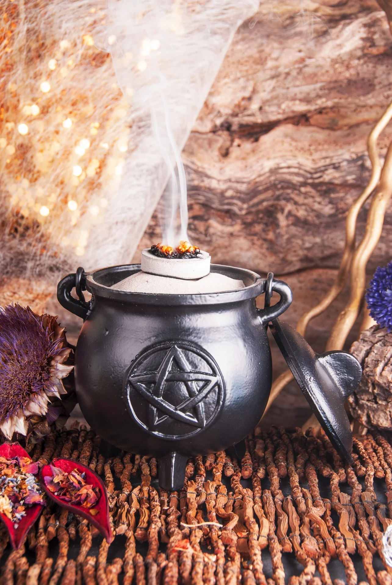 Witch cauldron Pentagram 14,5x12,5 - Image 2