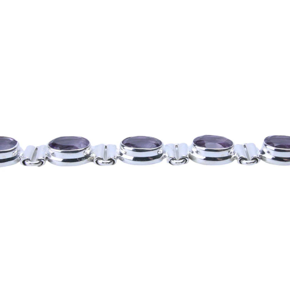 Zilveren armband Amethist - 2 - Image 3