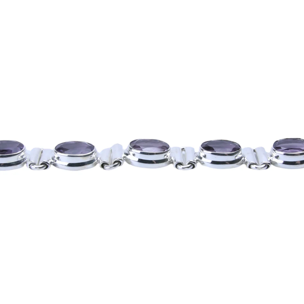 Zilveren armband Amethist - 4 - Image 3